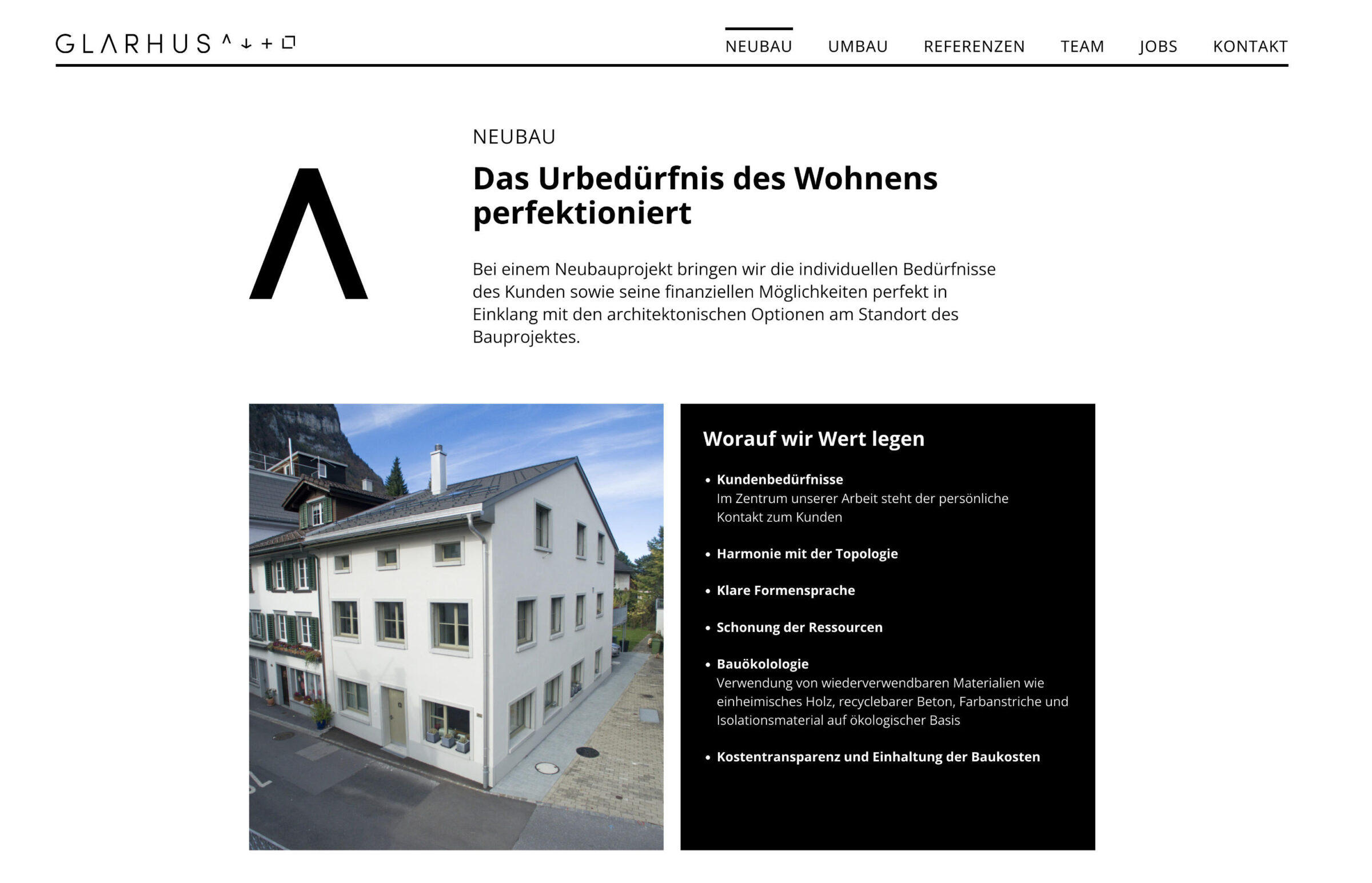 GoeldiWeb Portfolio – Glarhus AG