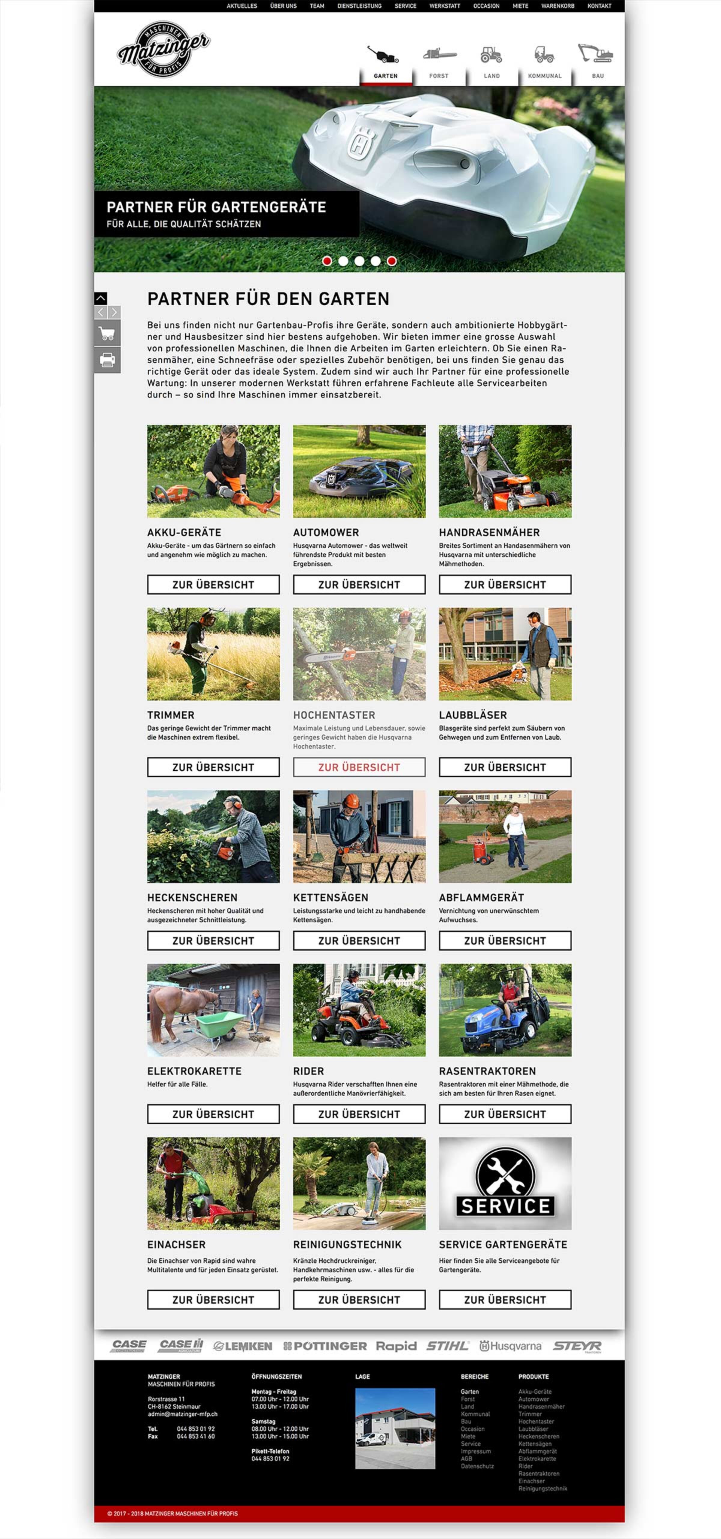 GoeldiWeb Portfolio – Matzinger Maschinen GmbH
