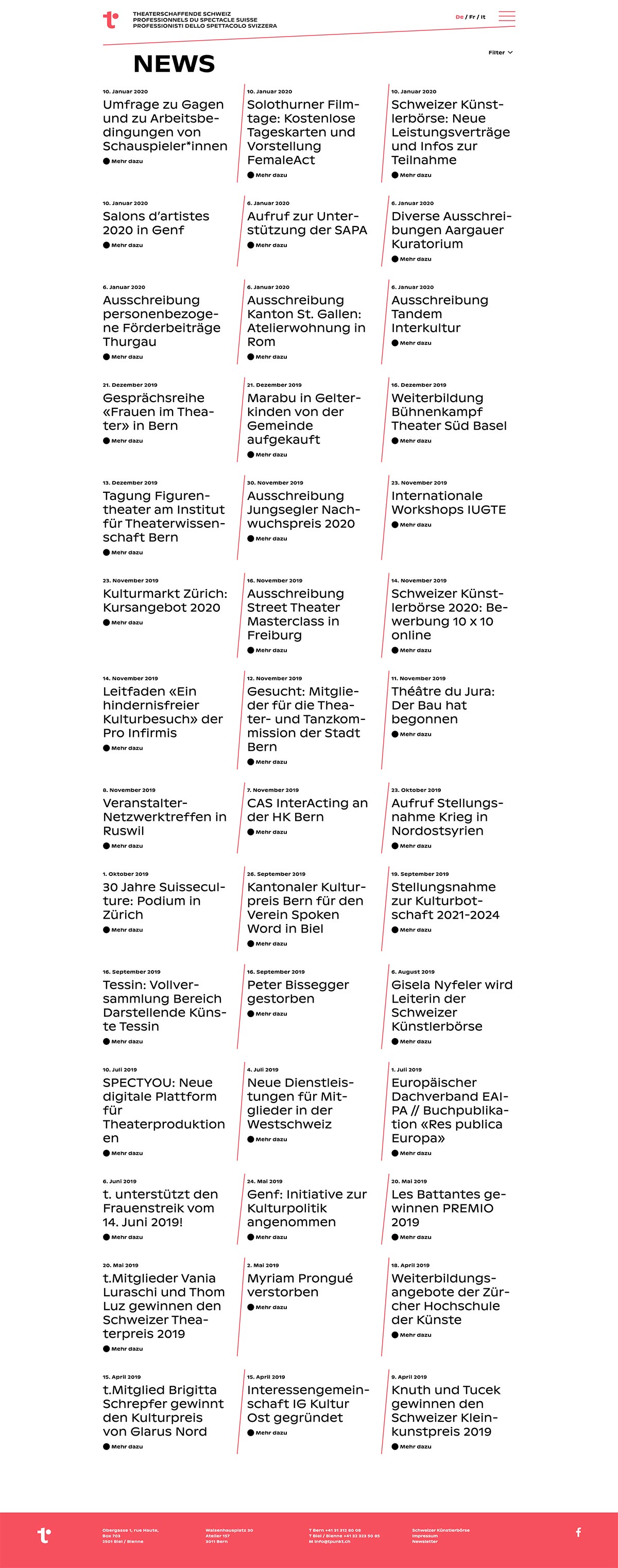 GoeldiWeb Portfolio - t. Theaterschaffen Schweiz