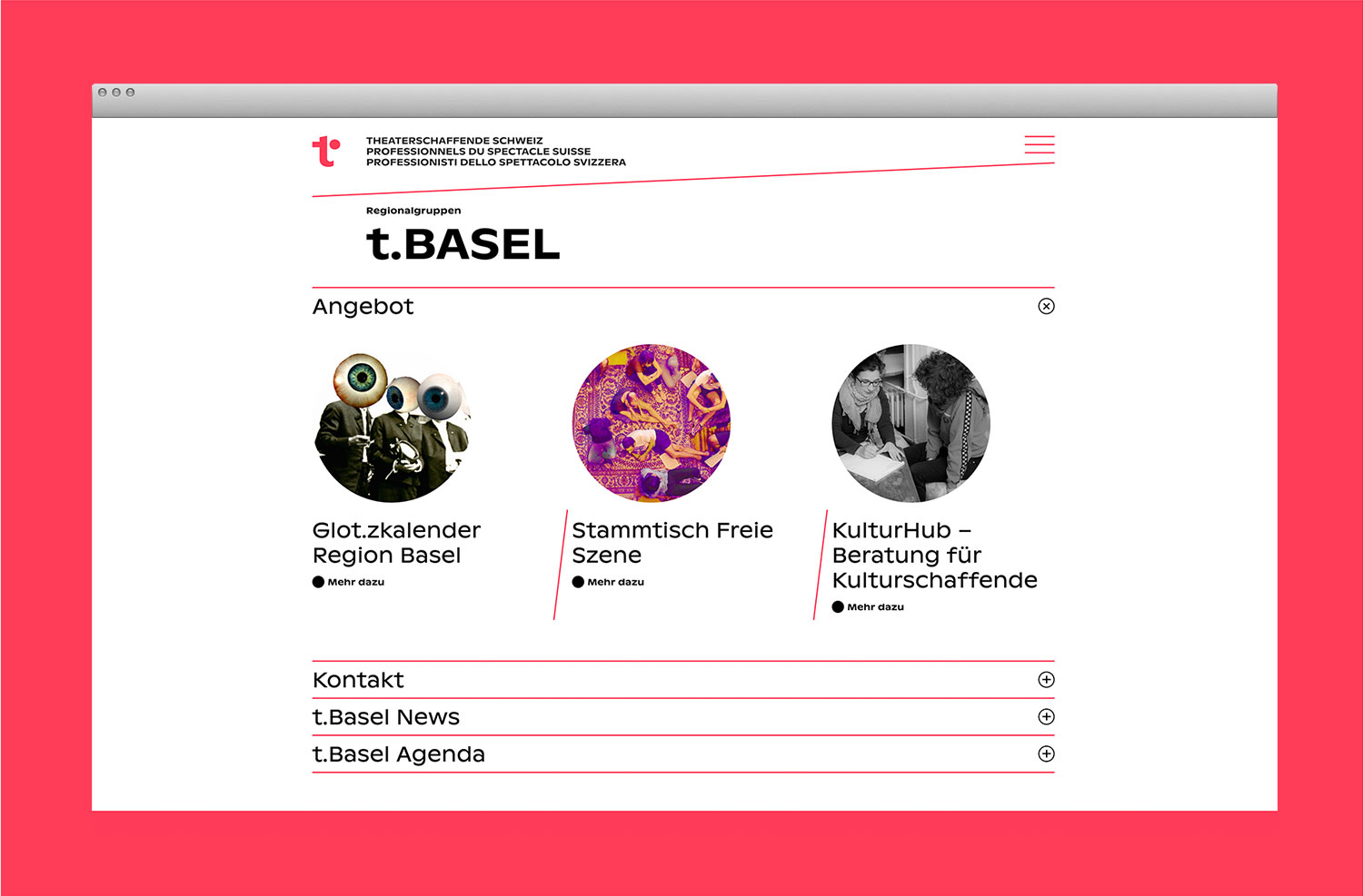 GoeldiWeb Portfolio - t. Theaterschaffen Schweiz