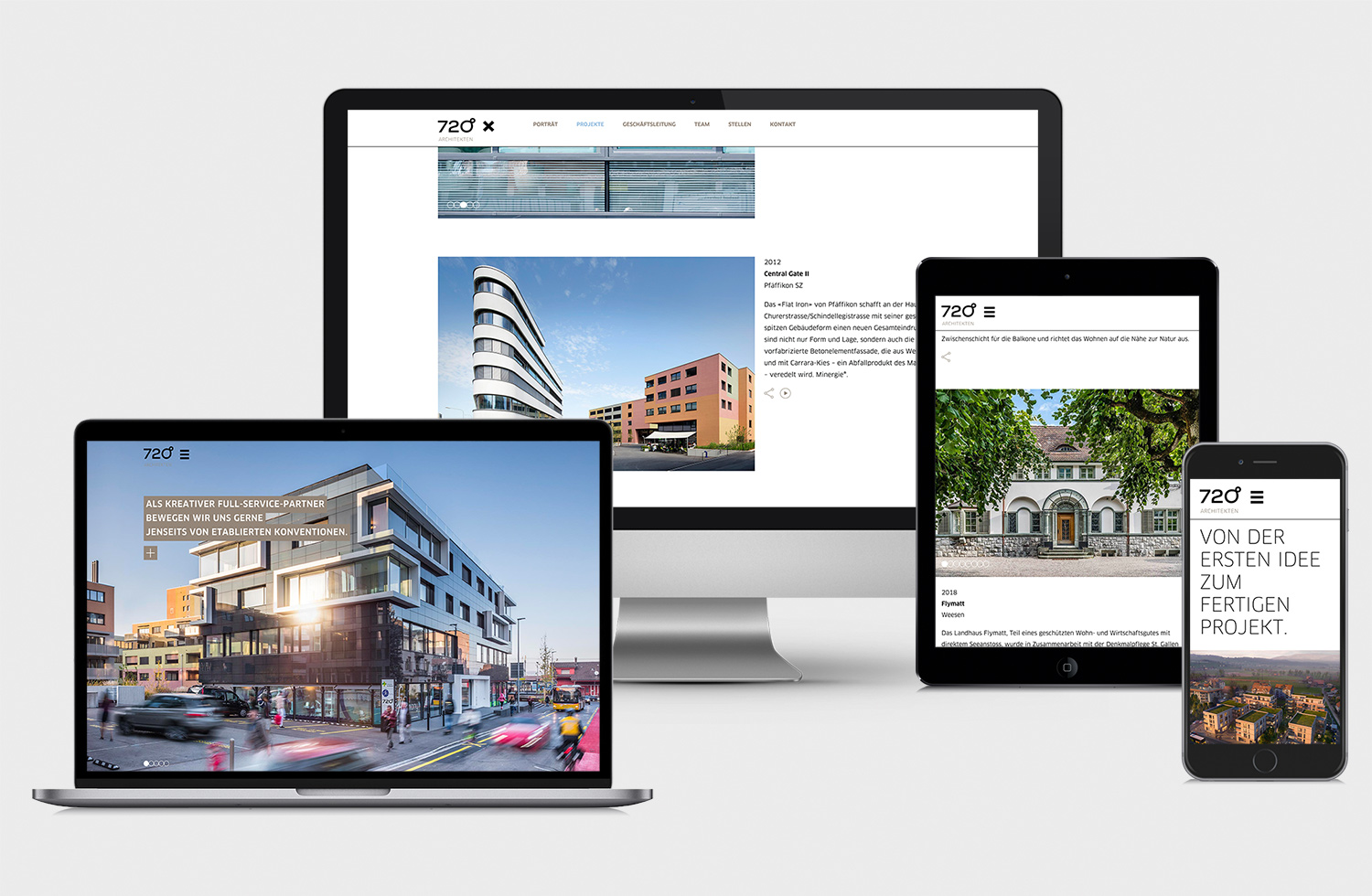 GoeldiWeb Portfolio - 720° Architekten, Pfäffikon SZ