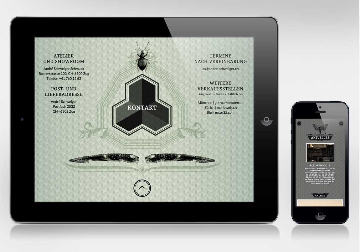 GoeldiWeb Portfolio - André Schweiger Schmuck