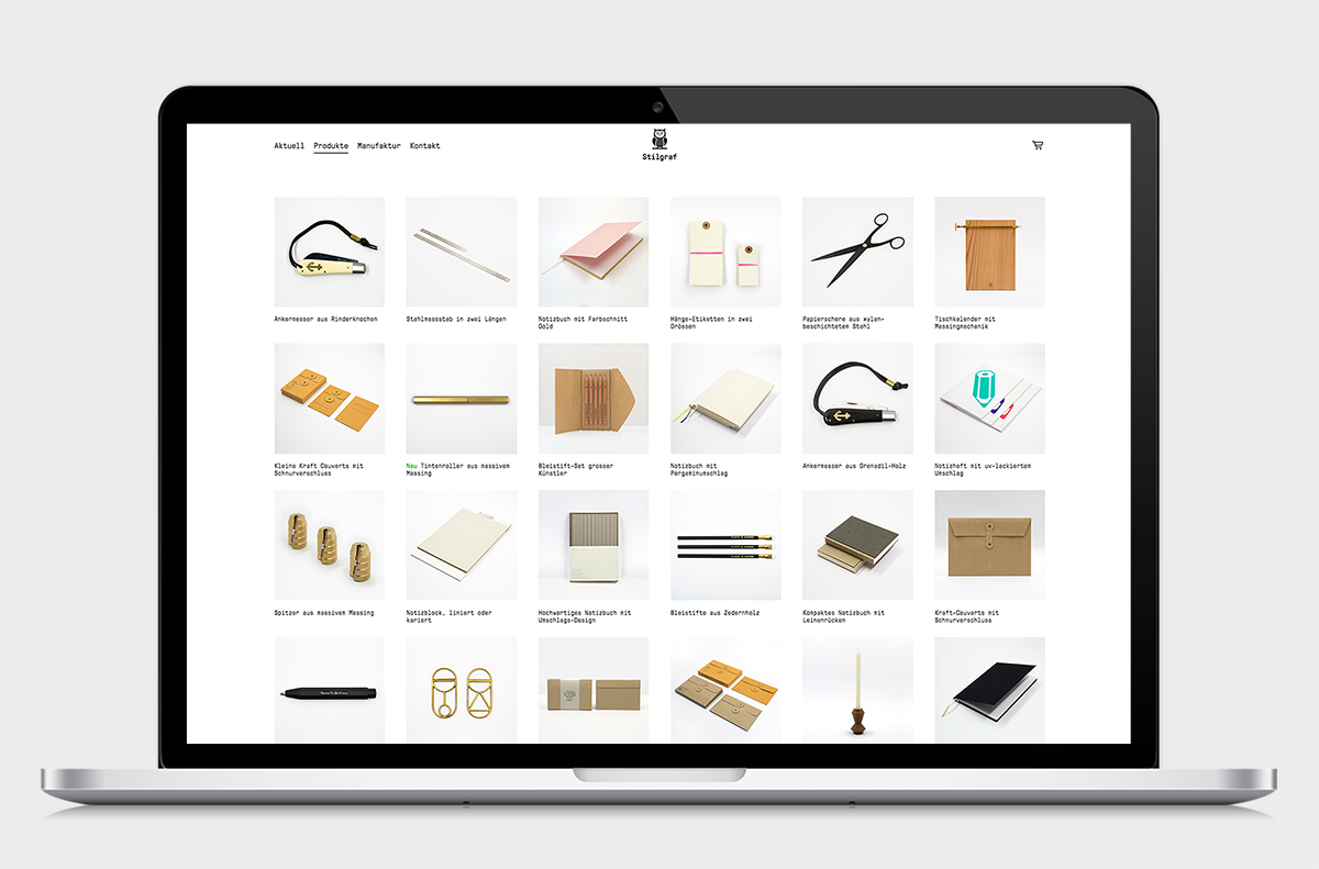 GoeldiWeb Portfolio - Stilgraf - Webshop Zürich