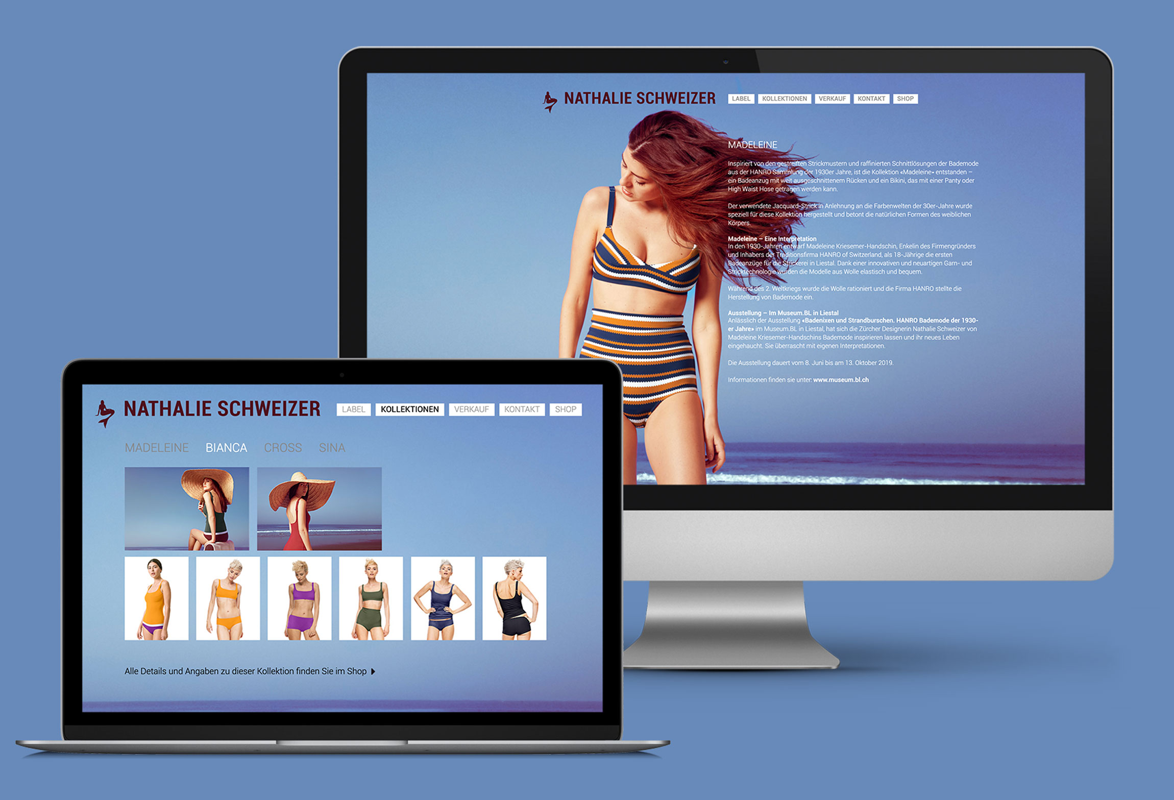 GoeldiWeb Portfolio - Nathalie Schweizer Bademode Zürich